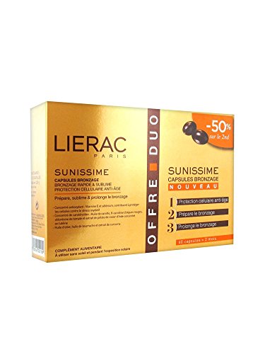 Lierac Sunissime Capsules Bronzage pour Femmes en Voyage et Marinageecn hearsundance capsules