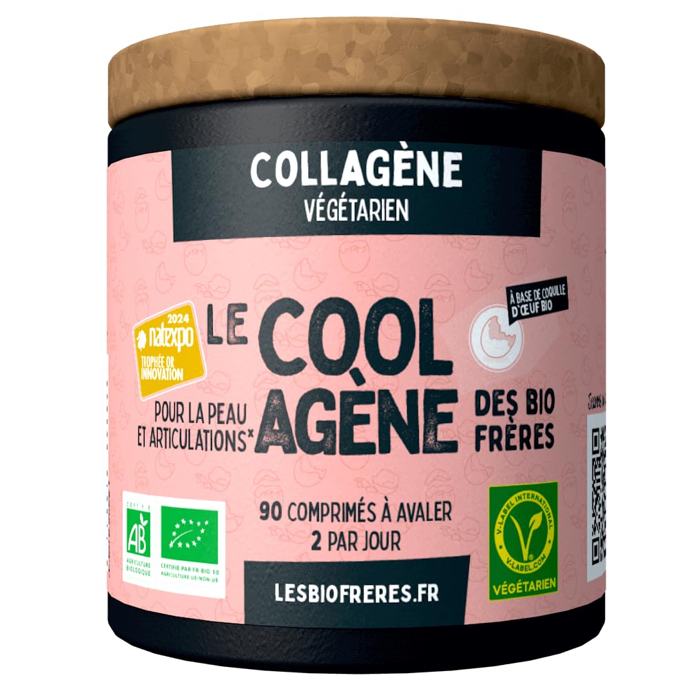 Collagène Végétarien Les Bio Frères – Peau Hydratée, Articulations Renforcées (90 Comprimés, Cure 45 Jours)  
Collagène 